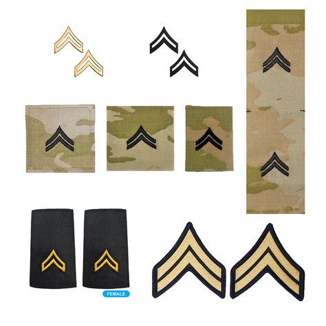 U S Army E4 Corporal Rank Bundle Male Insignia Depot