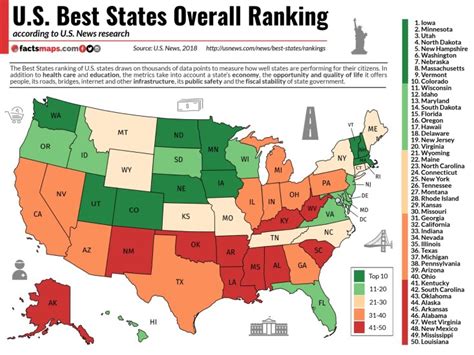 U S Best States Overall Ranking According To U S News Oc 2400X1800 R Mapporn U S Best States Overall Ranking According To U S News Oc 2400X1800 R Mapporn