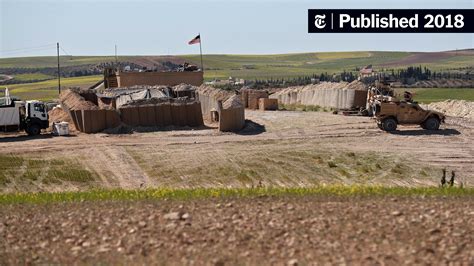 U S Forces In Syria Building More Outposts Pulling Up Lawn Chairs The New York Times