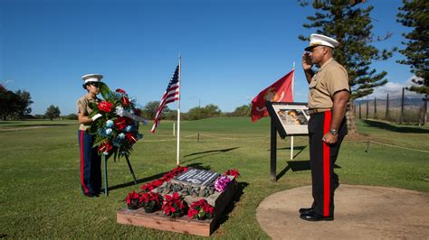 U S Marines Commemorate Honor Four Marines Killed During Pearl Harbor Attack United States Marine Corps Flagship News Display