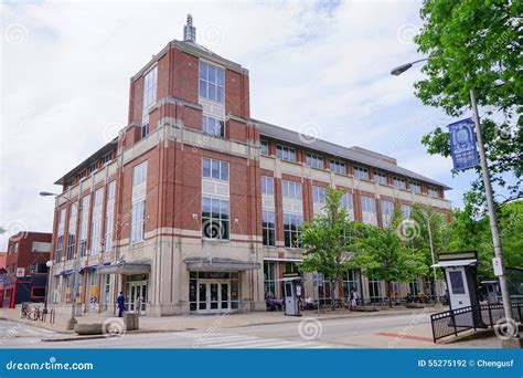 Uiuc Campus Building Bookstore Editorial Photography Image Of Clock