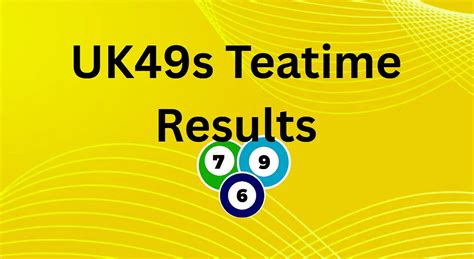 Uk49s Teatime Results 2002