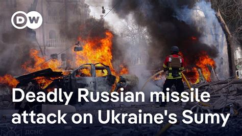 Ukraine Russian Missile Attack Kills At Least 21 People Injures Dozens Dw News