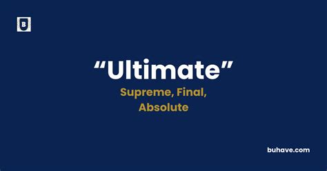 Ultimate Definition Of Ultimate By The Free Dictionary Ultimate Definition Of Ultimate By The Free Dictionary