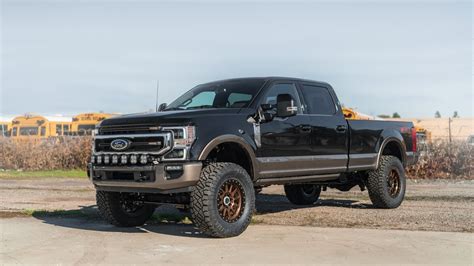 Ultimate Long Bed King Ranch Ford Powerstoke On Carli 5 5 E Venture System And 38S Youtube