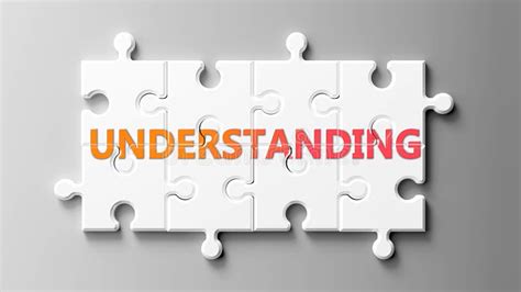 Understanding Complex Like A Puzzle Pictured As Word Understanding On