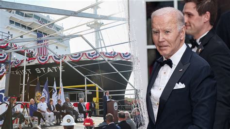 Unearthed Emails Reveal White House Nixed Biden Visiting Ship Because Of How Many Steps Were Involved