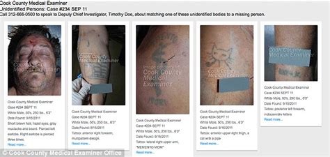 Unidentified Bodies Tattoos