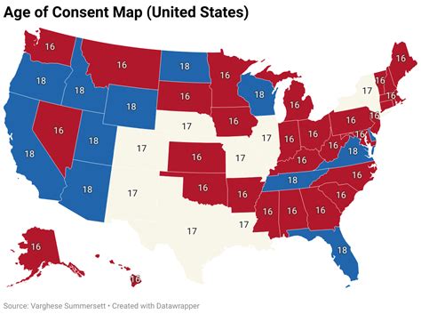 United States Age Of Consent Reform Age Of Majority United States