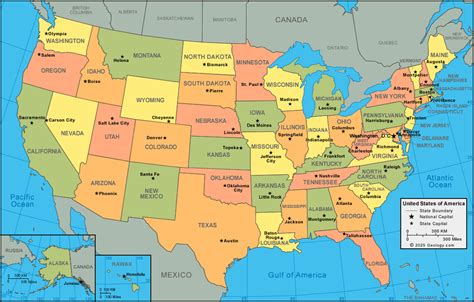 50 US State Capitals