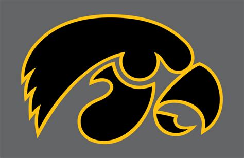 University Of Iowa Tigerhawk Logo Outline Great Ideas Iowa
