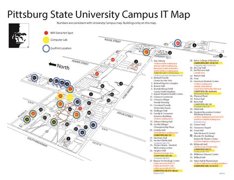University Of Pittsburgh Campus Map Map