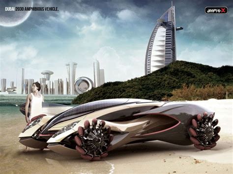 Unleash Adventure Futuristic Amphibious Vehicle