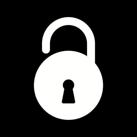 Unlock Vector Icon 437898 Vector Art At Vecteezy