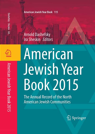 Upcoming Release Of The American Jewish Year Book 2015 Includes New Population Study Data Center For Judaic Studies And Contemporary Jewish Life