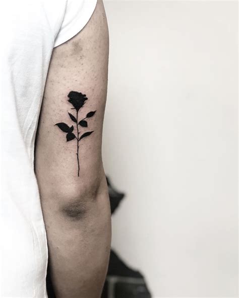 Updated 35 Beautiful Black Rose Tattoo Designs