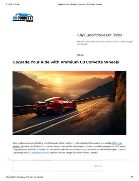 Upgrade Your Ride With Premium C8 Corvette Wheels Pdf