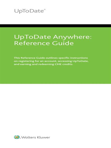 Uptodate Access Guide Pdf Mobile Device Mobile App