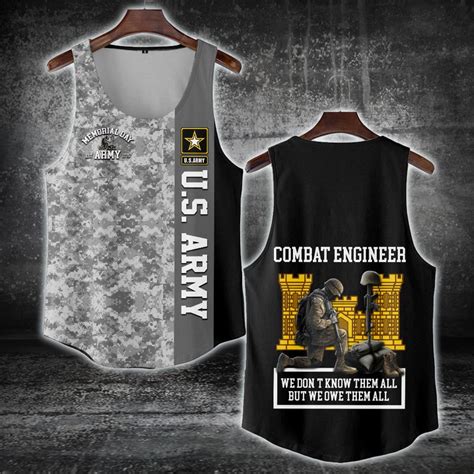 Us Military Army Branch Tank Top Proud Us Veteran