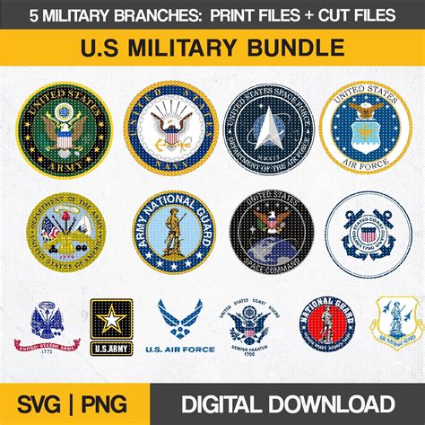 Us Military Logos Bundle 32 Logos Svg Png Military Emblems For Laser Cutting Engraving Printing Veteran Gifts Cricut Glowforge Etsy Us Military Logos Bundle 32 Logos Svg Png Military Emblems For Laser Cutting Engraving Printing Veteran Gifts Cricut Glowforge Etsy