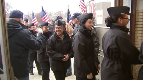 Us Navy Recruits From Naval Station Great Lakes Surprised With