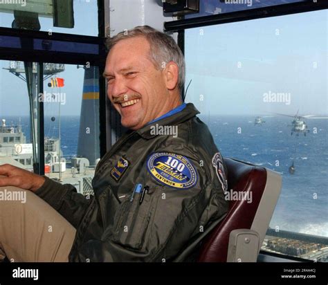 Us Navy Uss Harry S Truman Cvn 75 Commanding Officer Stock Photo