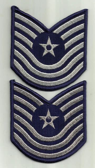 Usaf Air Force Master Sergeant Rank Pair 3 00 Picclick Ca