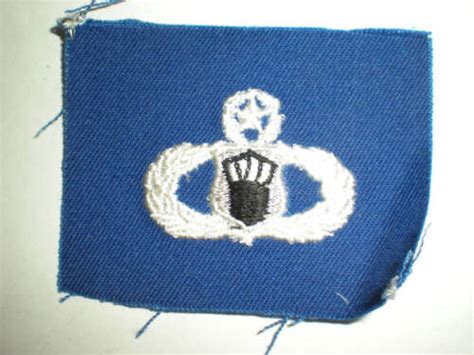 Usaf Air Traffic Control 9 Level Badge On Blue Twill Ebay Usaf Air Traffic Control 9 Level Badge On Blue Twill Ebay