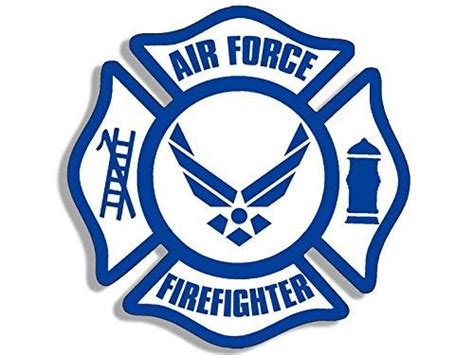 Usaf Firefighter Emblem Decal