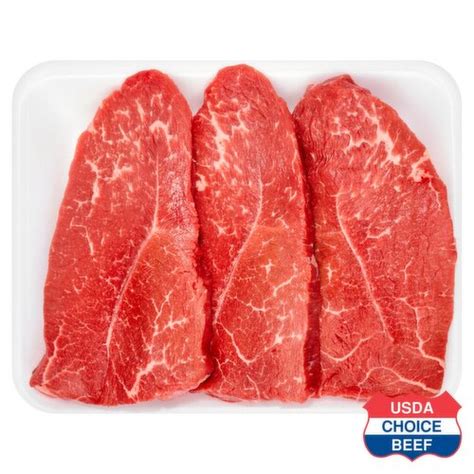 Usda Choice Beef Chuck Shoulder Steaks Boneless Family Pack Average Weight 3 Lb Pack The Fresh Grocer