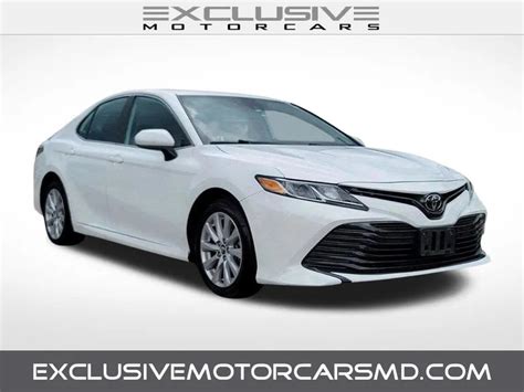 Used 2020 Toyota Camry Le For Sale In Randallstown Md At Exclusive Motorcars Vin 4T1c11ak6lu918232