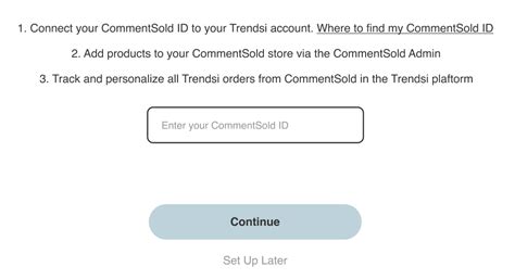 Using Commentsold With Trendsi Trendsi Help Center
