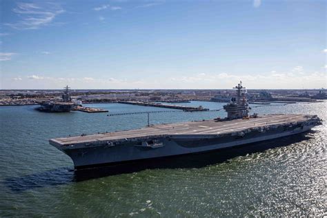 Uss George H W Bush Pierside To Repair Fouled Seawater Systems Usni News Uss George H W Bush Pierside To Repair Fouled Seawater Systems Usni News