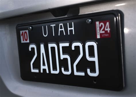 Utah S Black And White License Plate Is Now The State S Most Popular And It S Bringing In Millions Ksl Com