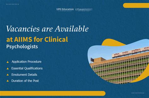 Vacancies Available At Aiims For Clinical Psychologists Best Psychology Coaching
