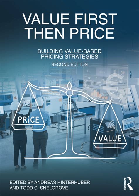 Value First Then Price Building Value Based Pricing Strategies Book