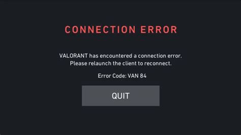 Van 84 Error Valorant