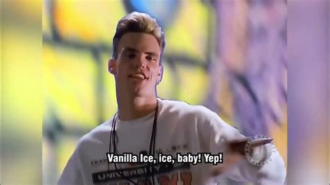 Vanilla Ice Ice Ice Baby Lyrics Youtube Music
