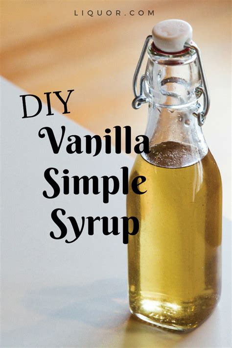 Vanilla Simple Syrup Artofit