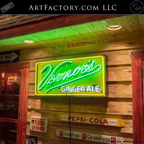 Vernors Neon Sign Vernor Amp 39 S Soda Pop Signs Michigan Ginger Ale Drink