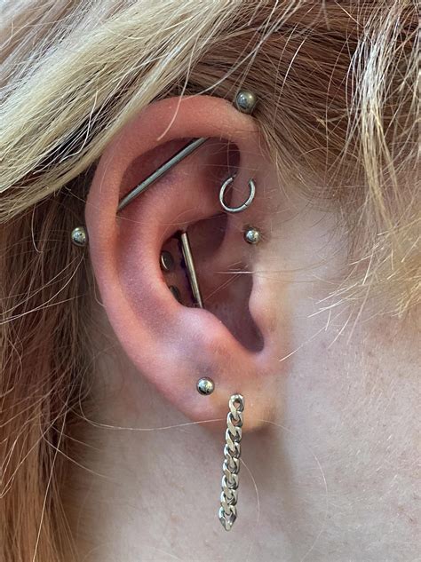 Vertical Industrial Piercing Tumblr