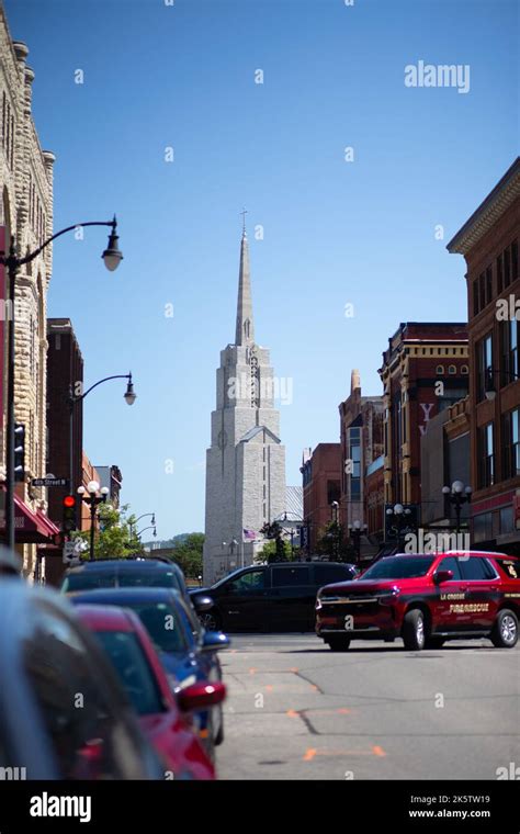 Vertical Shot Of The Cathedral Of St Joseph The Workman In La Crosse