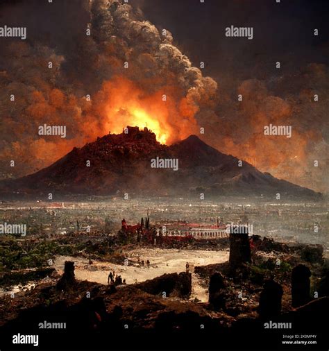 Vesuvius In 79 Ad Hi Res Stock Photography And Images Alamy