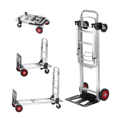Vevor Aluminum Folding Hand Truck 2 In 1 Design 400 Lbs Capacity Heavy Duty Industrial Collapsible Cart Dolly Cart With Rubber Wheels For Transport And Moving In Warehouse Supermarket Garden Vevor Us Vevor Aluminum Folding Hand Truck 2 In 1 Design 400 Lbs Capacity Heavy Duty Industrial Collapsible Cart Dolly Cart With Rubber Wheels For Transport And Moving In Warehouse Supermarket Garden Vevor Us