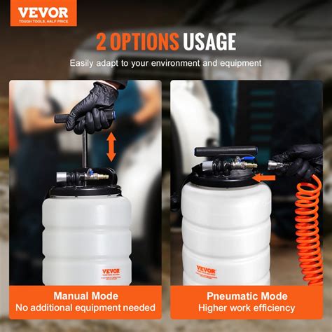 Vevor Fluid Extractor 4 Gallons 15 Liters Pneumatic Manual Oil Changer Vacuum Fluid Extractor With Dipstick And Suction Hose Oil Extractor Change Pump For Automotive Fluids Vacuum Evacuation Vevor Us