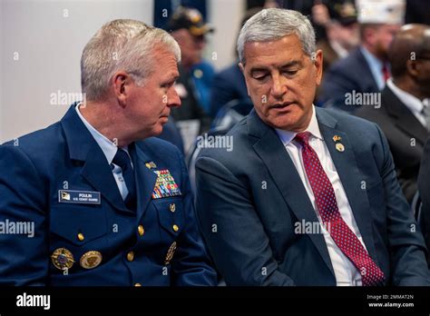 Vice Commandant Of The Coast Guard Adm Steven Poulin And The Director