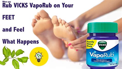 Vicks On Bottom Of Feet