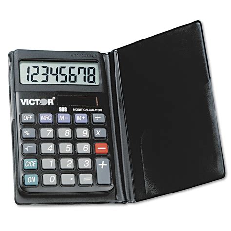 Victor 908 8 Digit Executive Handheld Calculator With Double Hinged Cover Officesupply Com Victor 908 8 Digit Executive Handheld Calculator With Double Hinged Cover Officesupply Com