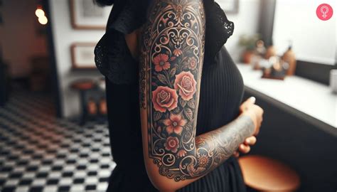 Victorian Flower Tattoos