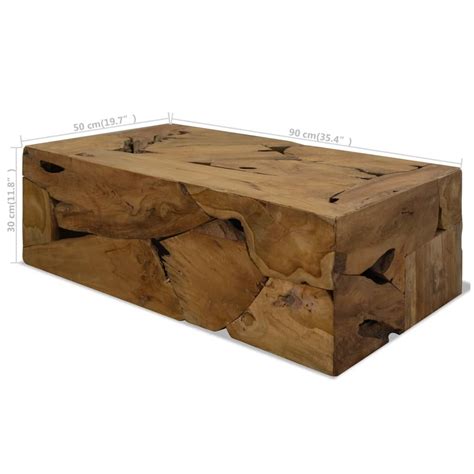 Vidaxl Coffee Table Teak Resin 39 4 X19 7 X15 7 39 4 Amp Quot X19 7 Amp Quot X15 7